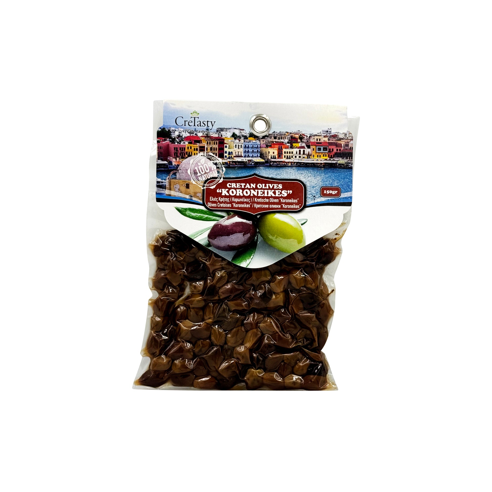 Ελιές Κορωνέικης ποικιλίας CreTasty 150γ 