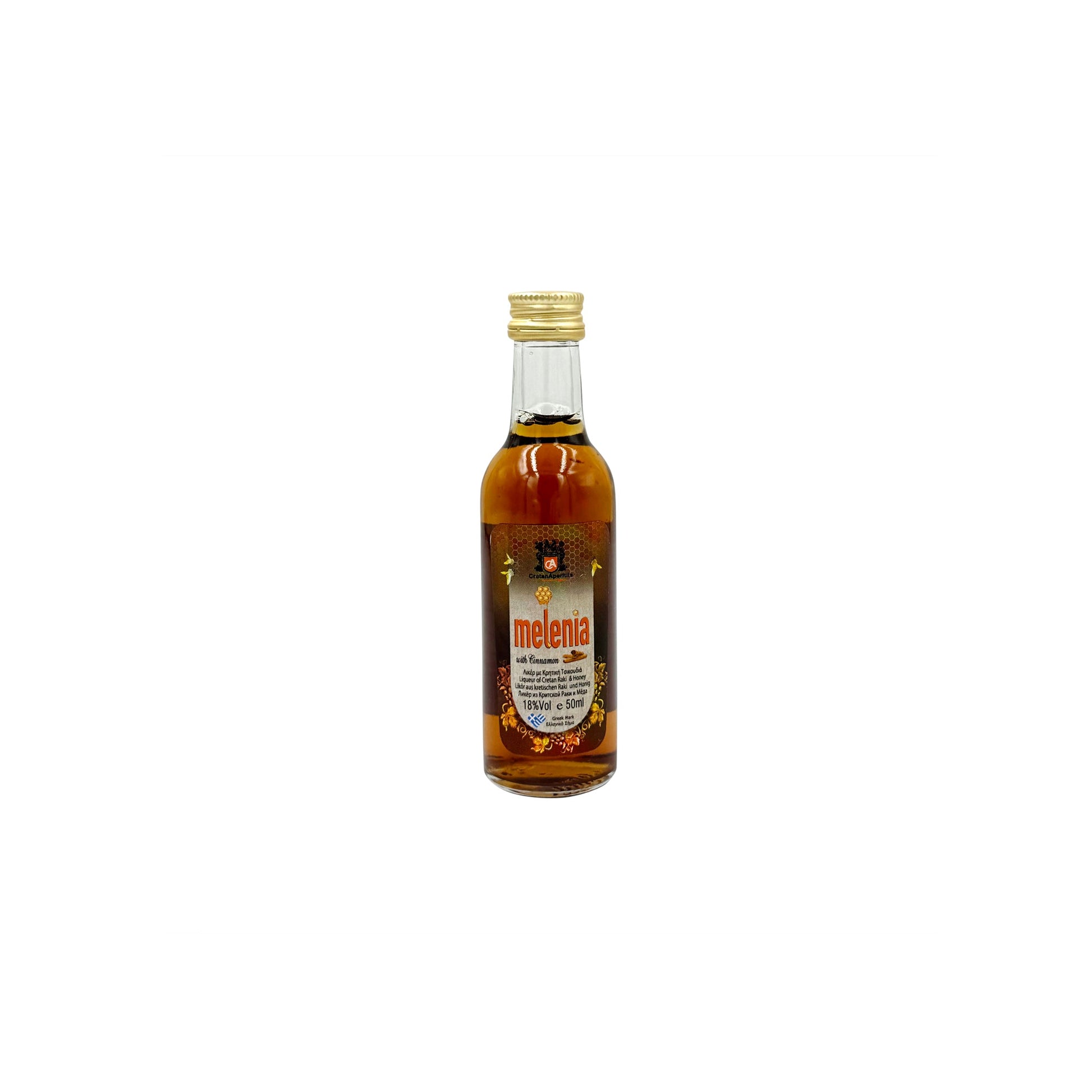 Ρακόμελο με κανέλα σε φιάλη 50ml Anoteron