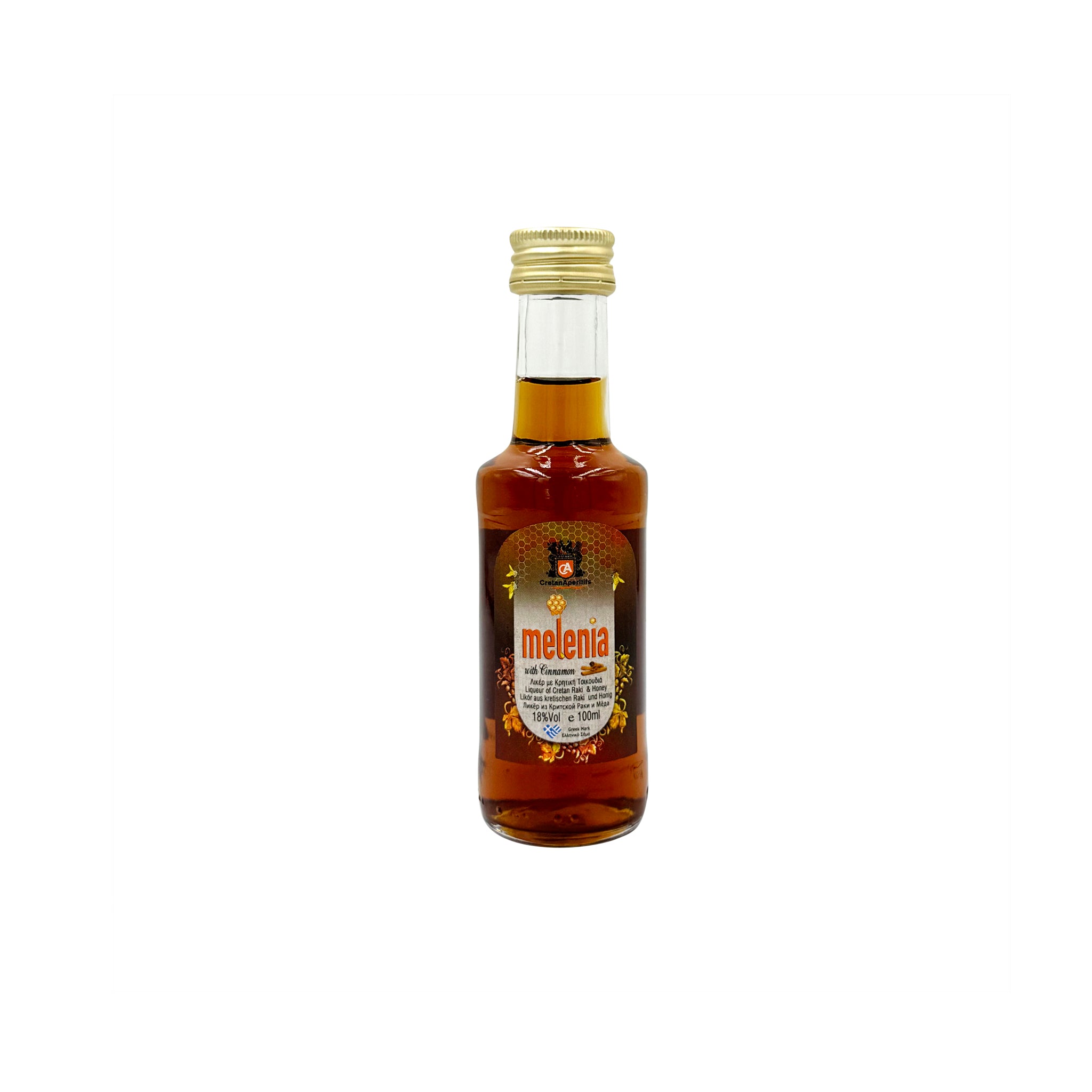Ρακόμελο με κανέλα σε φιάλη 100ml Anoteron