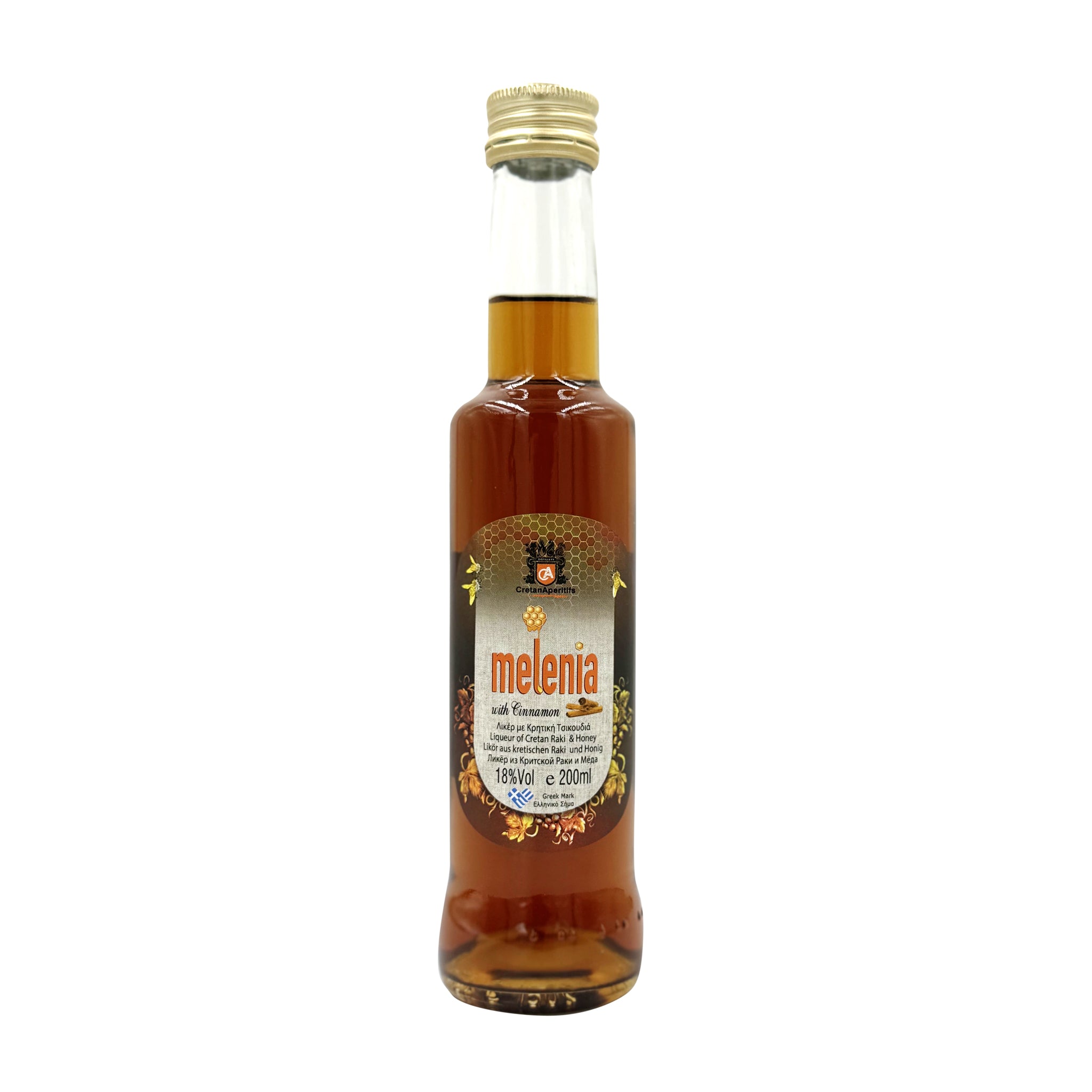 Ρακόμελο με κανέλα σε φιάλη 200ml Anoteron