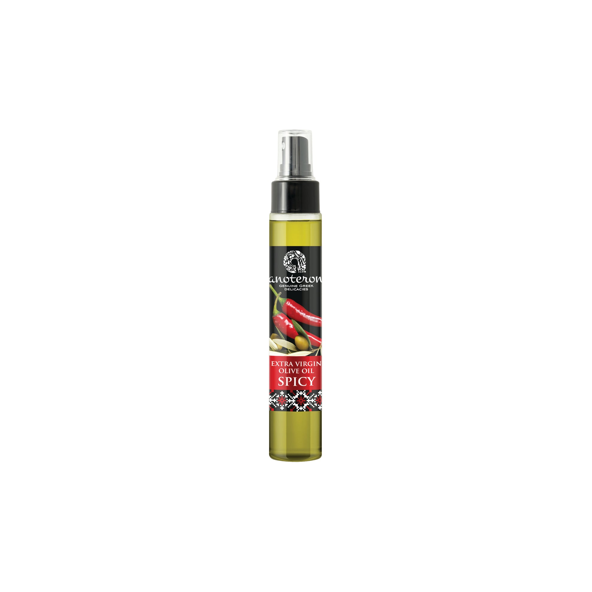 Εξαιρετικό παρθένο ελαιόλαδο SPRAY Καυτερό Anoteron 70ml – πικάντικη γεύση για έντονα πιάτα  