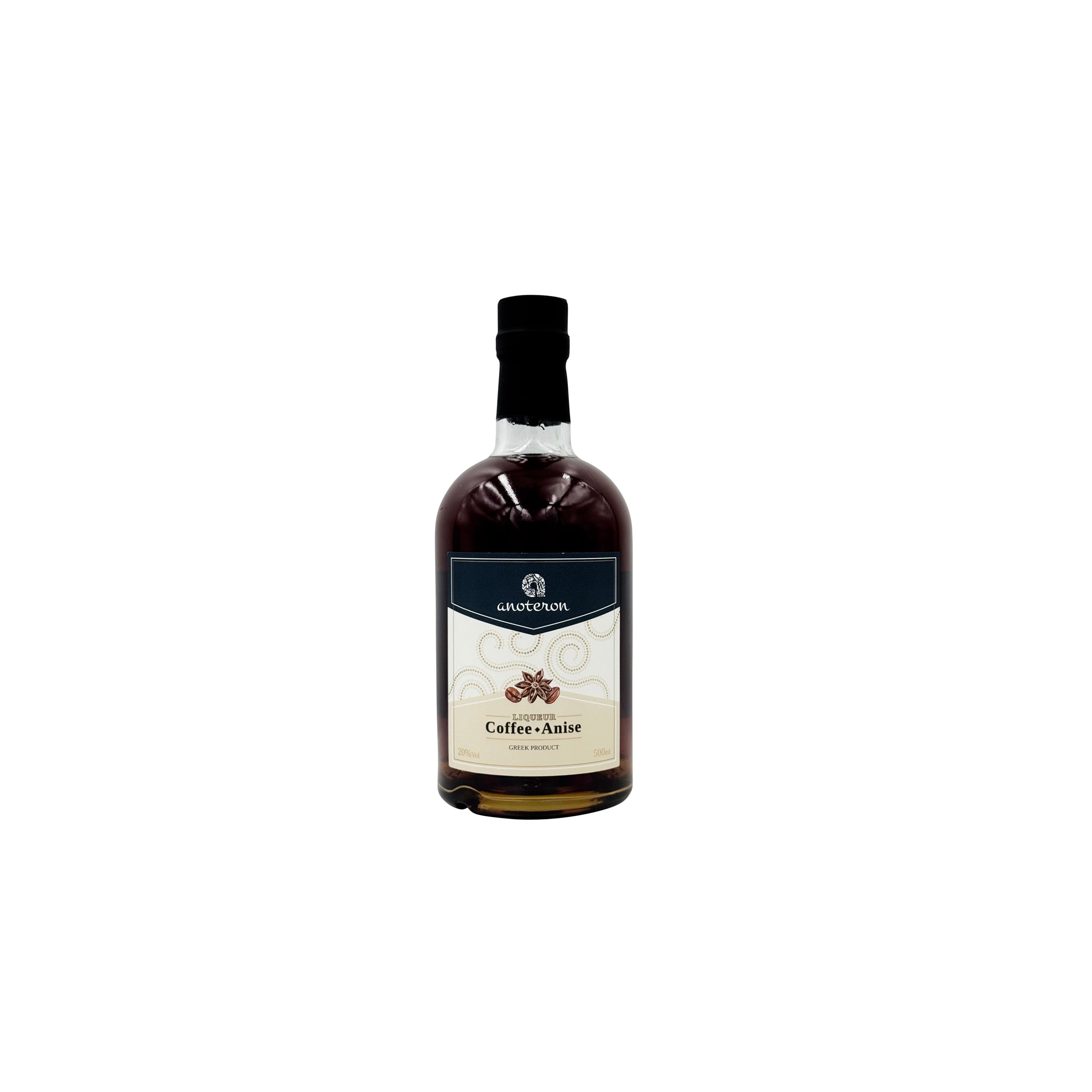 Λικέρ καφέ με γλυκάνισο γυάλινο 500ml Anoteron
