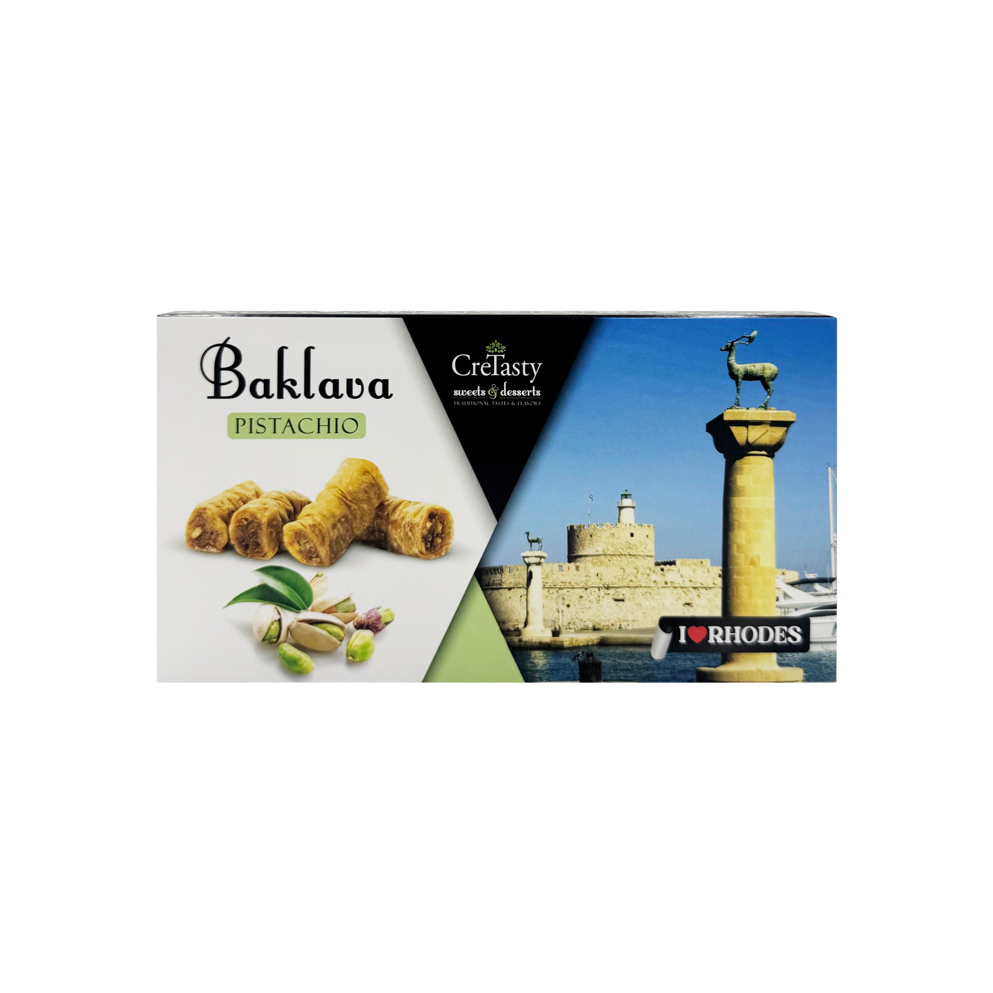 Ρόδος - Μπακλαβάς Φιστίκι Αιγίνης Rhodes CreTasty 160g
