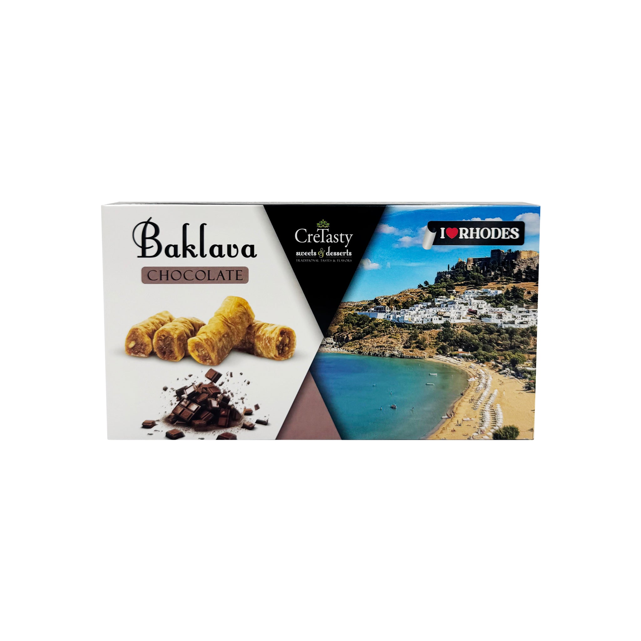 Ρόδος - Μπακλαβάς Σοκολάτα Rhodes CreTasty 160g