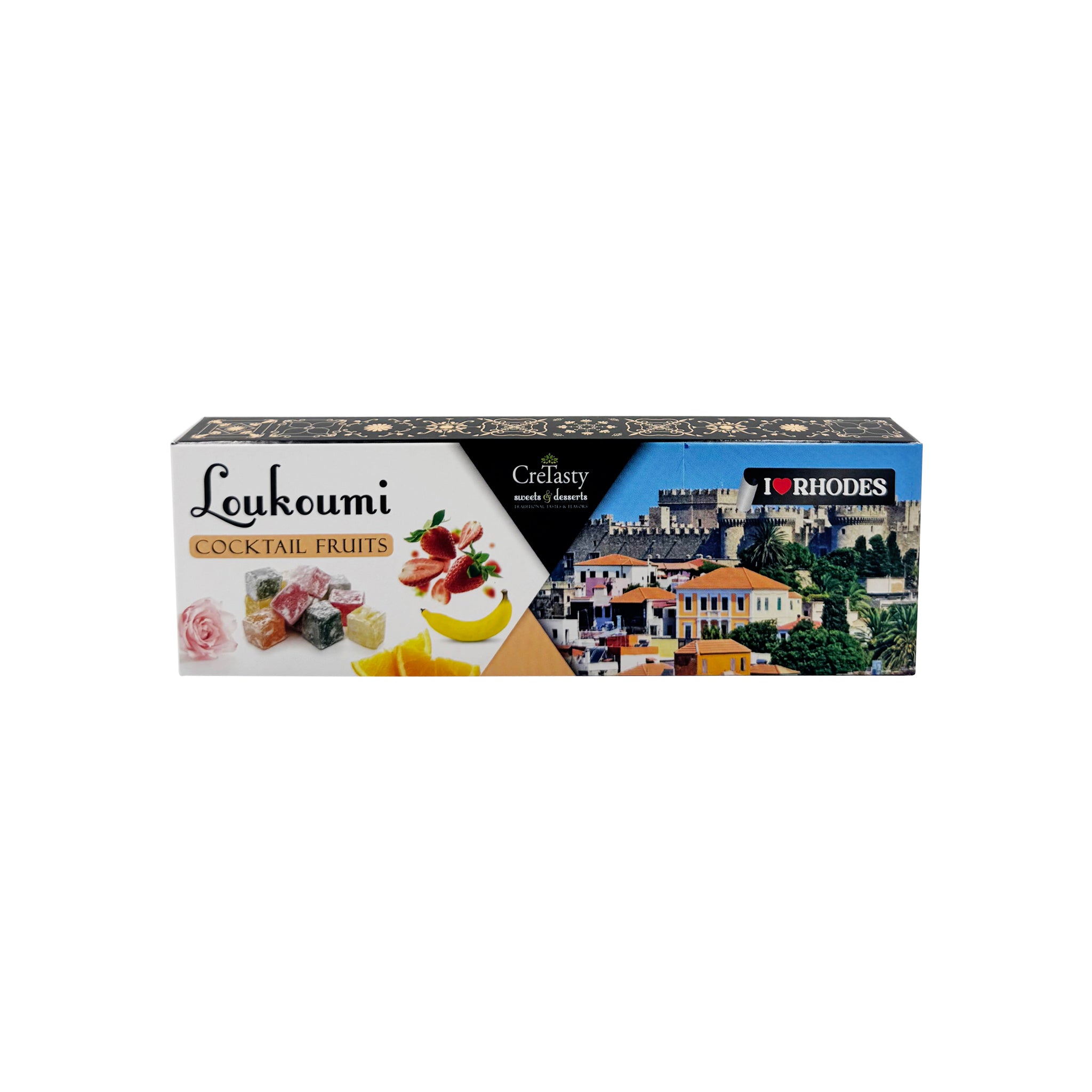 Ρόδος - Λουκούμι Cocktail Fruits Rhodes CreTasty 130g