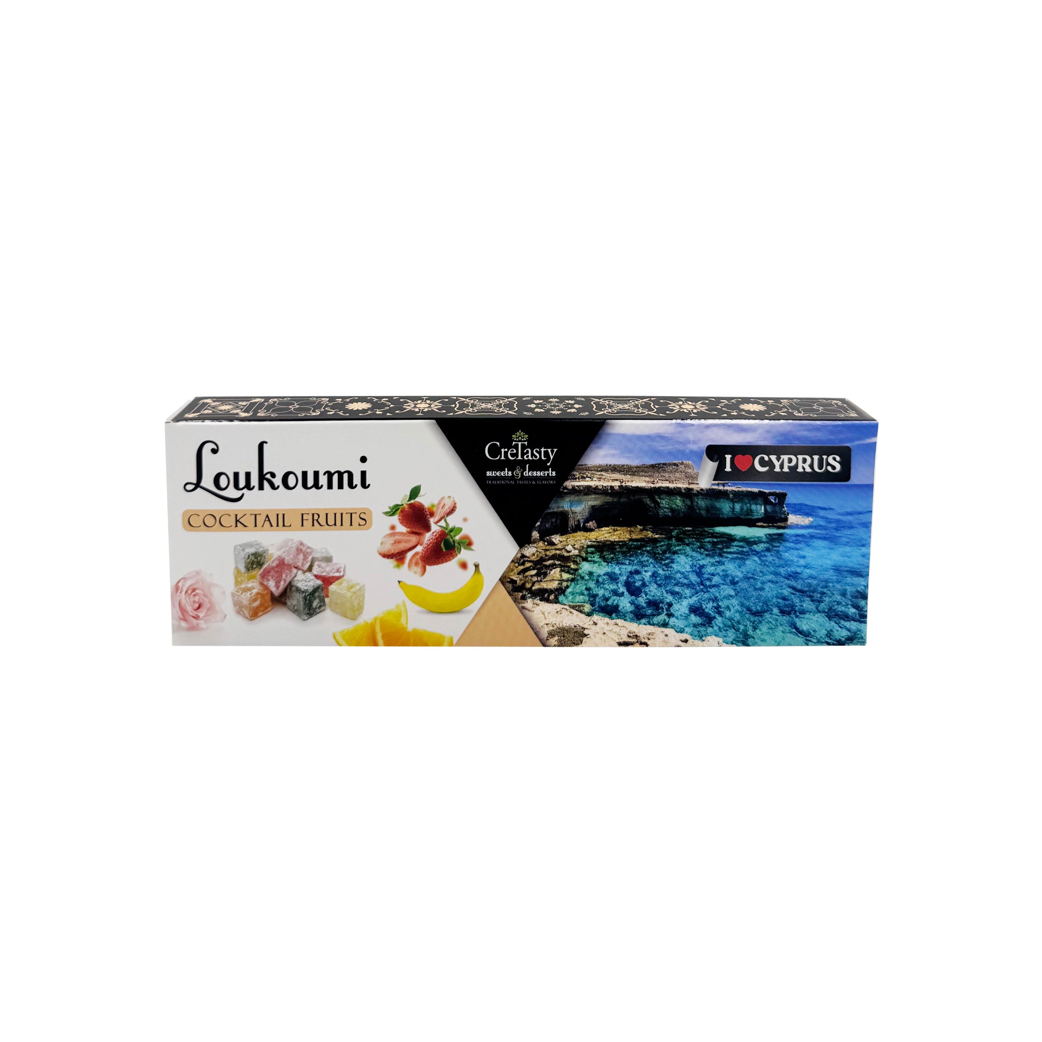 Κύπρος - Λουκούμι Cocktail Fruits Cyprus CreTasty 130g