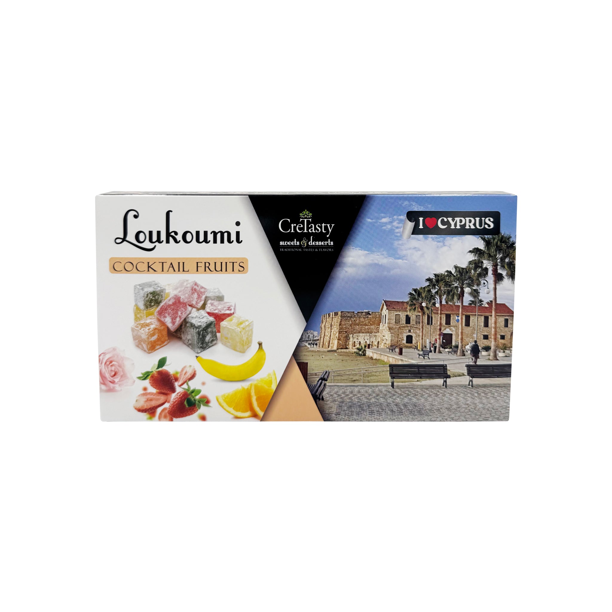 Κύπρος - Λουκούμι Cocktail Fruits Cyprus CreTasty 200g