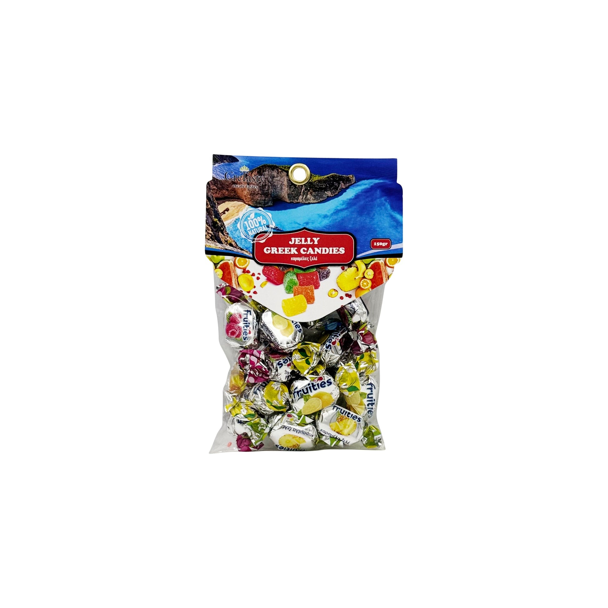 Καραμέλες ζελέ CreTasty 150γ μαλακές και φρουτένιες για μικρούς και μεγάλους